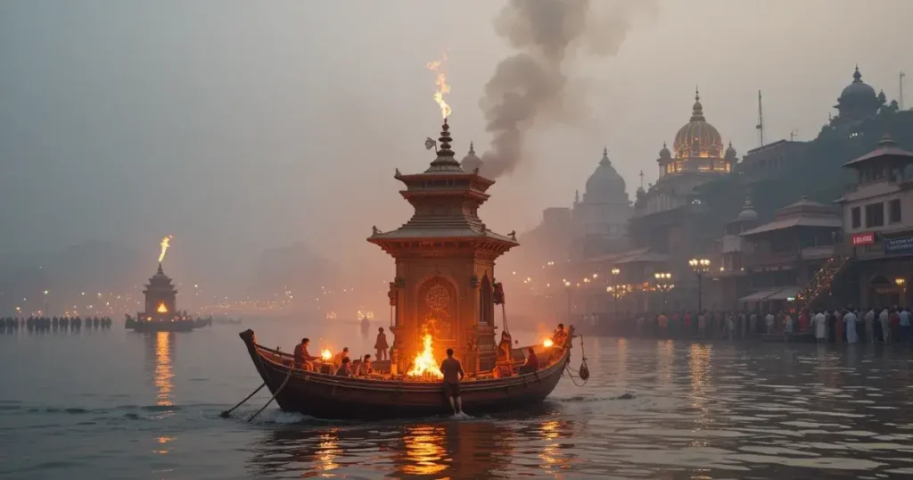 Ganga Aarti Varanasi Captions For Instagram