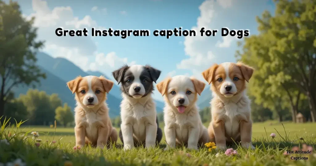Great Instagram caption for Dogs