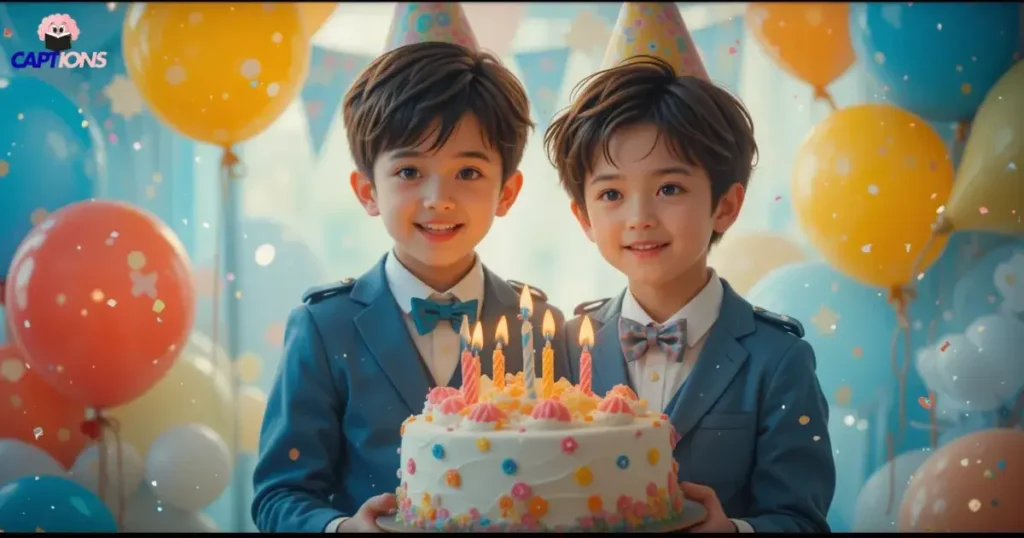 Emotional Brother Birthday Captions for Close Bonds