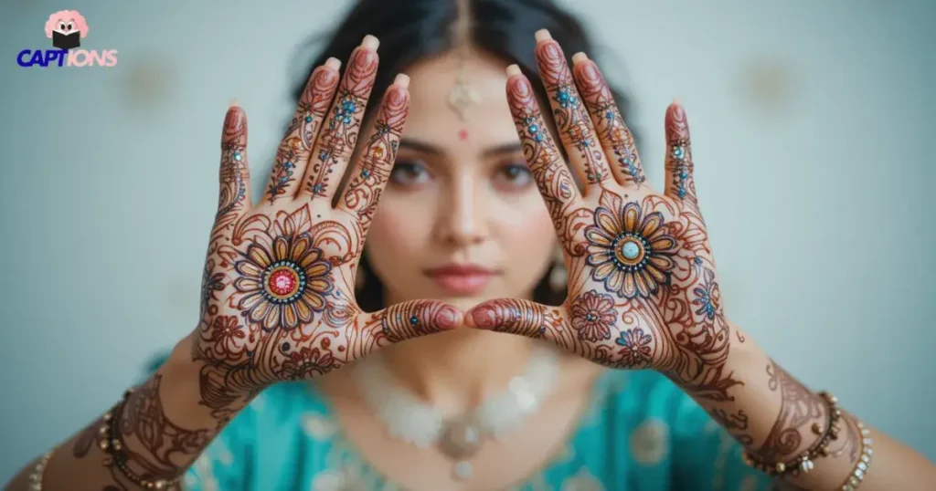 One-Word Mehndi Captions That Speak Volumes